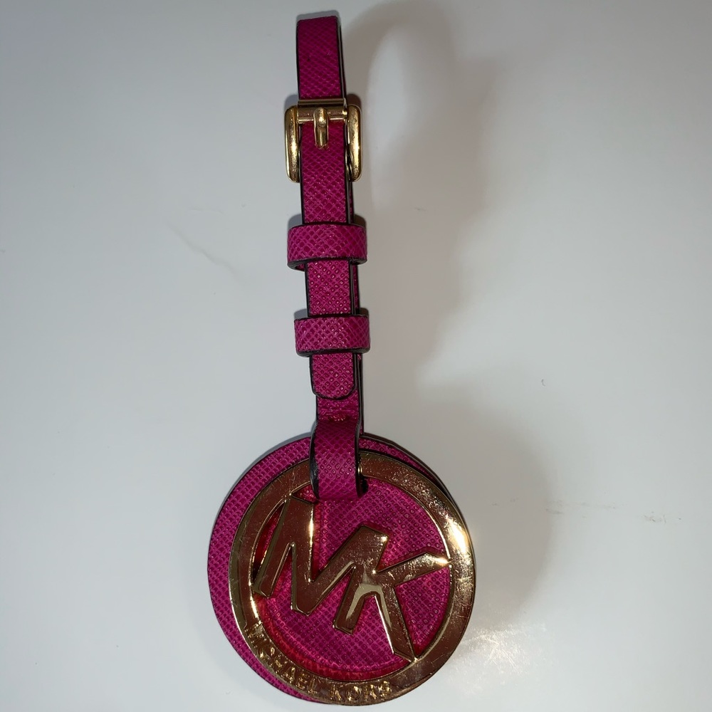 ☀️Michael Kors Pink Leather Purse Keychain